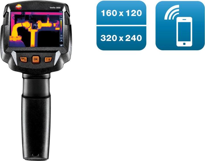 Actual product image Testo 868s - thermal imaging camera (160 x 120 pixels, app)