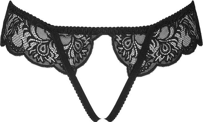 Actual product image LivCo Corsetti Fashion Love Story Lc 90679 Panty With Crotchless Without Black (M)