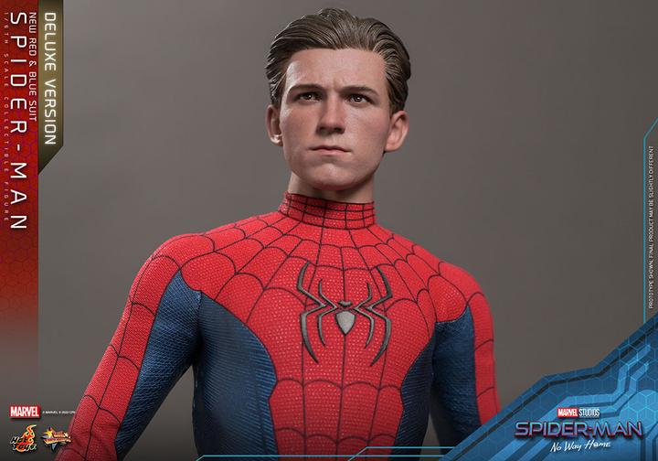 Immagine prodotto Hot Toys Spider-Man: No Way Home statuetta Movie Masterpiece 1/6 Spider-Man (nuova tuta rossa e blu) (Deluxe