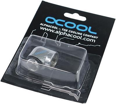 Produktbild Alphacool HF L-Verbinder G1/4 AG auf G1/4 IG Chrome