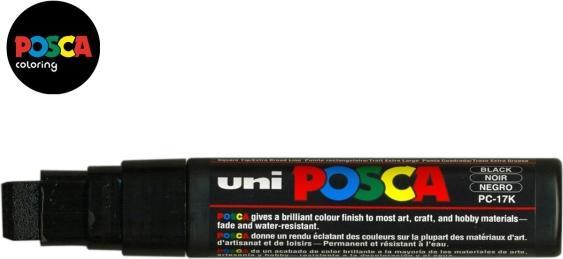 Image du produit Posca Marqueur PC-17K Pointe rectangulaire (Noir, 15 mm, 1 x)