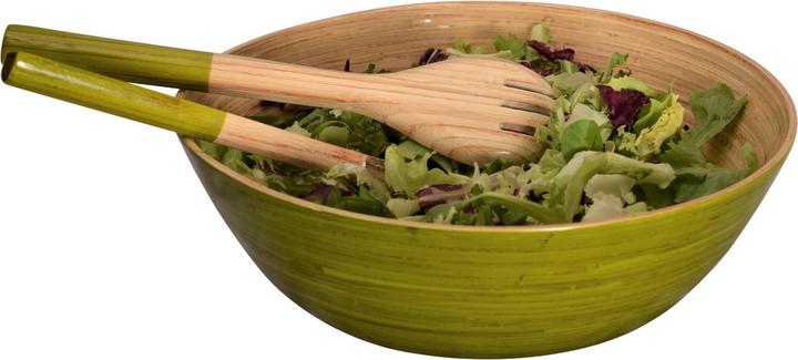 Immagine prodotto Albert L. dot) Servitori di insalata in bambù verde lime 2 pezzi (Server insalata)
