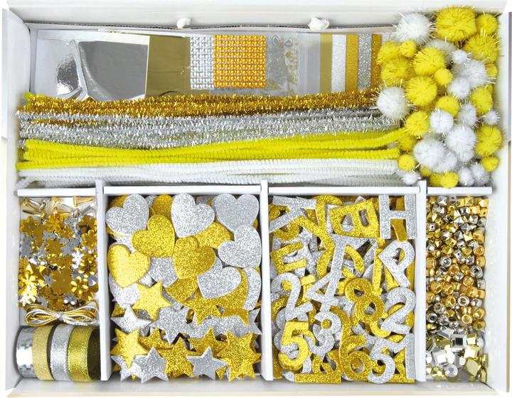 Productafbeelding Lena Ambachtelijke kast goud & zilver ca. 1.500 T