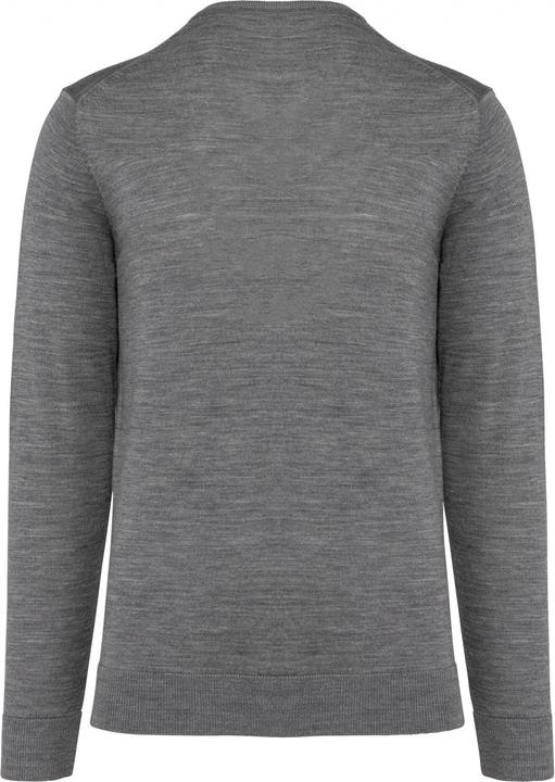 Actual product image Kariban Merino v-neck sweater (M)