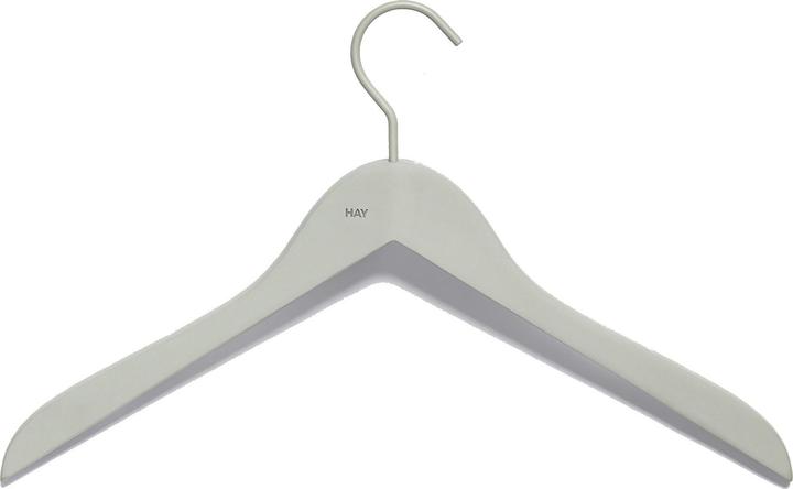 Productafbeelding HAY - Zachte Kleerhanger Slim Set van 4 - Grijs (500079) (4 x)