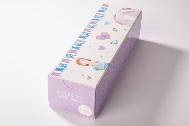 Image du produit vortageins Calendrier de grossesse / boîte de compte à rebours (cadeaux pour 24 semaines de grossesse)