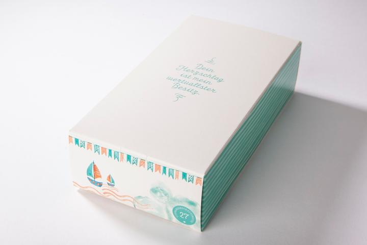 Image du produit vortageins Calendrier de grossesse / boîte de compte à rebours (cadeaux pour 24 semaines de grossesse)
