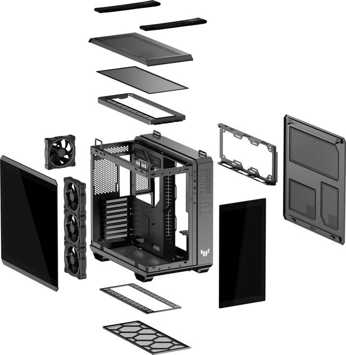 Immagine prodotto ASUS TUF Gaming GT502 Horizon ARGB (mATX, Mini-ITX, ATX)