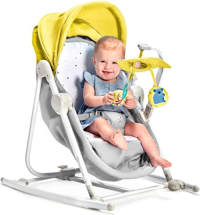 Actual product image KinderKraft UNIMO UP 5in1 bouncer yellow