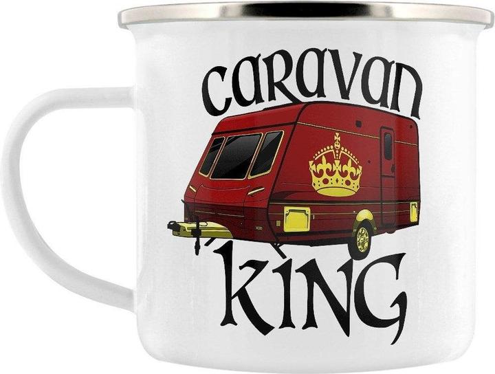 Produktbild Grindstore Emaillebecher Caravan King