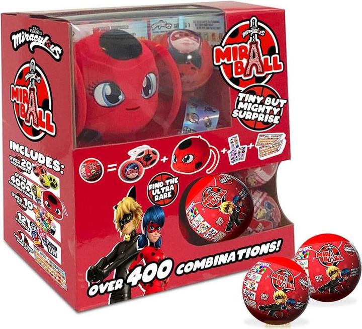 Produktbild Miraculous Miraball Kwami Plush 12 collectibles