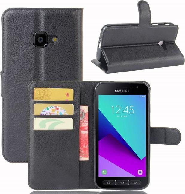 Produktbild MU Classic Leder Case mit Litchitextur (Samsung Galaxy Xcover 4)