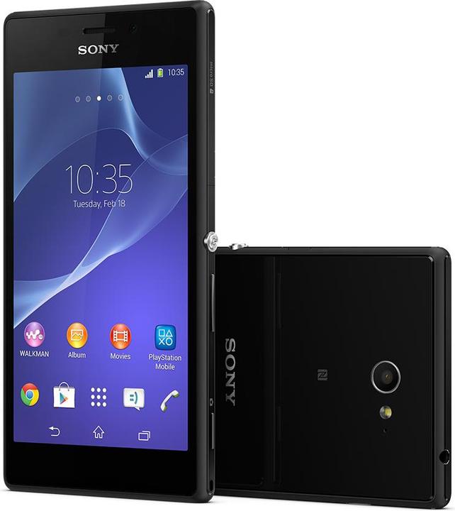 Image du produit Sony Xperia M2 (8 Go, Noir, 4.80", 8 Mpx, 4G)