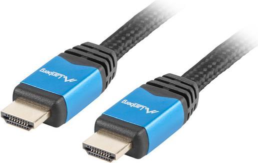 Immagine prodotto Lanberg Cavo Premium CA-HDMI-20CU-0010-BL (HDMI M - HDMI M 1m colore nero) (1 m, HDMI)