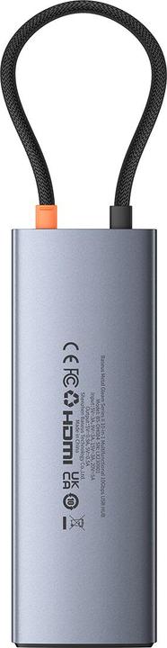 Actual product image Baseus 10in1 Hub Metal Gleam II Series (USB-C, 10 Ports)