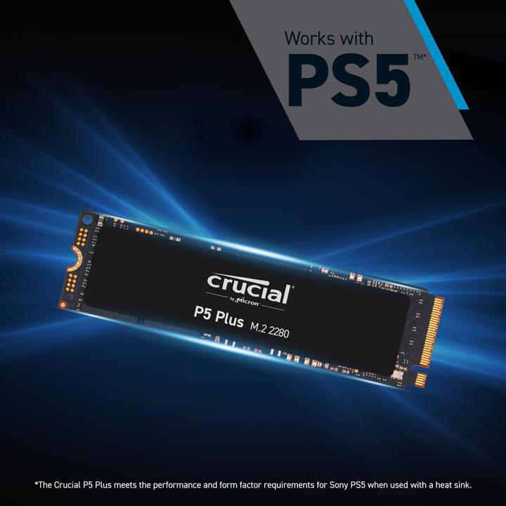 Actual product image Crucial P5 Plus (2000 GB, M.2 2280)