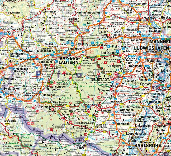Nährwerte und Zutaten Pfälzerwald und Deutsche Weinstrasse. Wandern & Einkehren (Deutsch, Jörg-Thomas Titz, 2023)