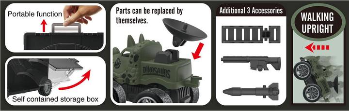 Actual product image HUB Holland Dino transporter with monster trucks