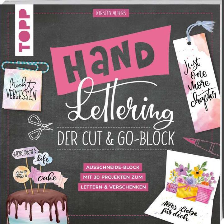 Produktbild Handlettering. Der Cut & Go-Block (Deutsch, Kirsten Albers, 2021)