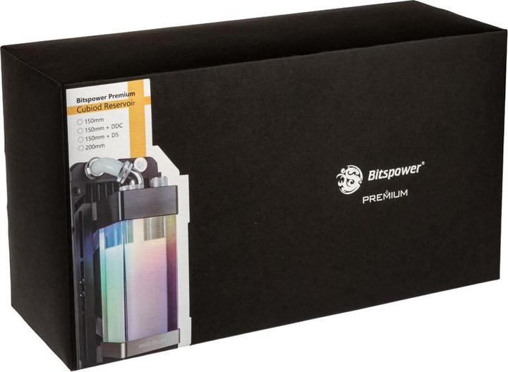 Produktbild Bitspower Premium Cubiod Ausgleichsbehälter 150 mm - Acryl