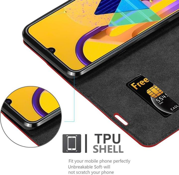 Immagine prodotto Cadorabo Copertina magnetica invisibile del libro (Samsung Galaxy M30s, Samsung Galaxy M21)