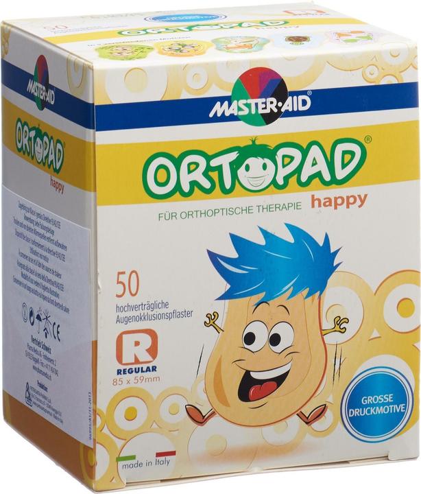 Master Aid Augenpflaster Happy Regular 50 Stück (50 x)