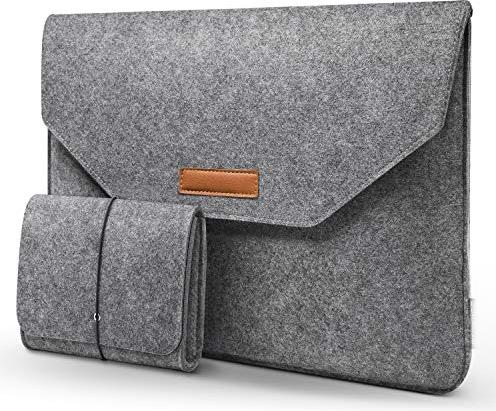 Produktbild Only-Bags.Store 13,3 Zoll Laptop-Tasche, Filz-Laptop-Schutzhülle mit zusätzlicher Filztasche und Mauspad
