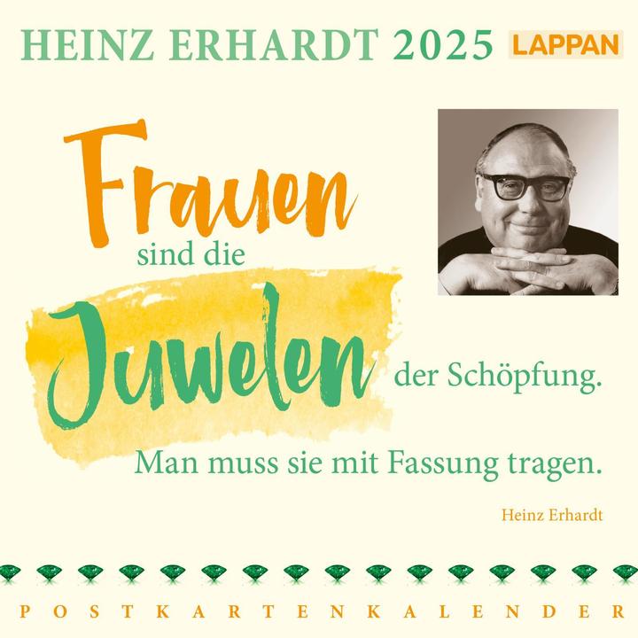Actual product image Erhardt:Heinz Erhardt postcard calendars (No binding, German)