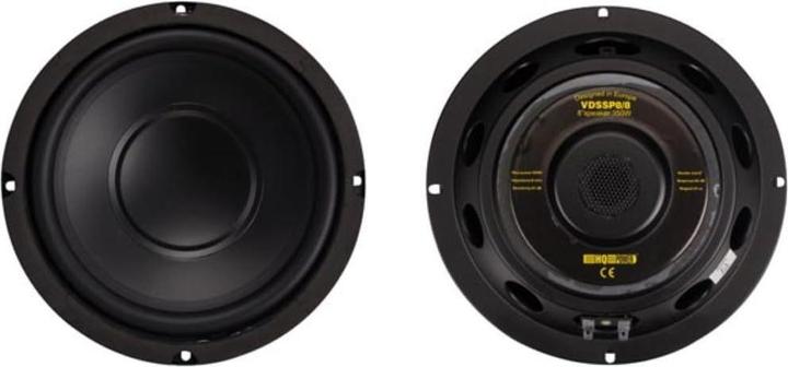 Actual product image Velleman BLACK SUBWOOFER FOR SPEAKER, 8" / 350W (1 pcs.)