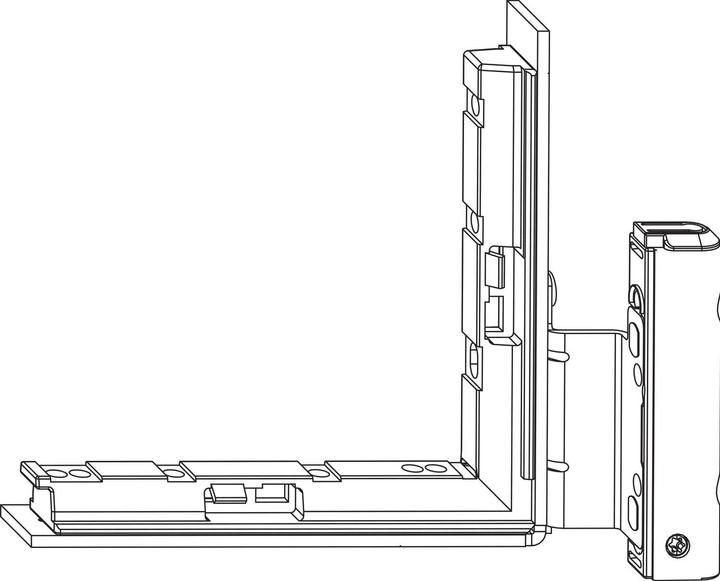 Maco Falzecklagerband DT130 mit ÜV 12/18-13 mm mit Unterlage silber rechts