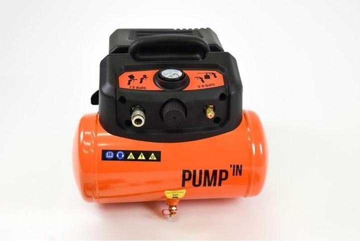 Image du produit Pump'in TANK - Mini-compresseur avec cuve de 6l