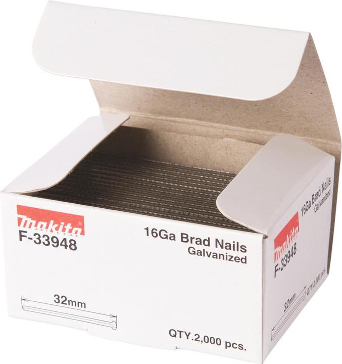 Actual product image Makita F-33948 Studs 1.6X32mm 16ga 2000pcs.
