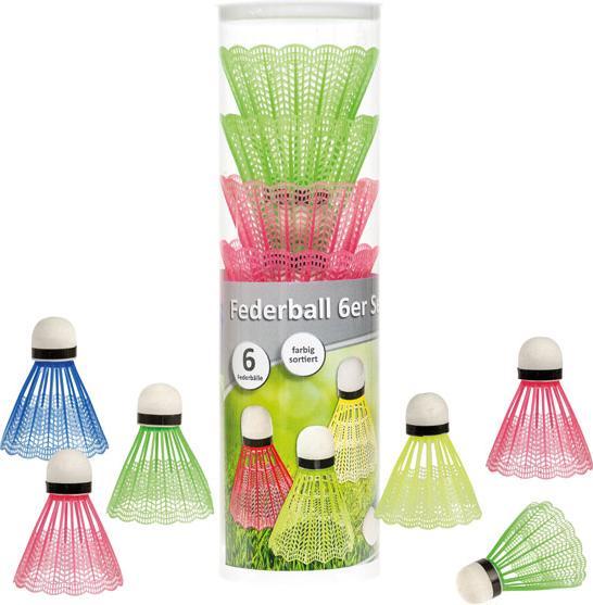 Produktbild Idena Federbälle farbig sortiert 6er Set