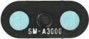 Actual product image OEM Samsung Galaxy A3 Home Button black (Galaxy A3)