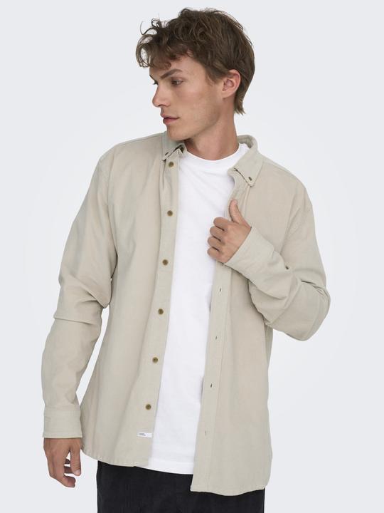 Produktbild Only & Sons Onsmichael 18w Reg Cord Stretch Ls Noos (XS)