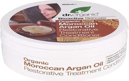 Image du produit Dr. Organic Après-shampooing à l'huile d'argan marocaine 200ml (200 ml)