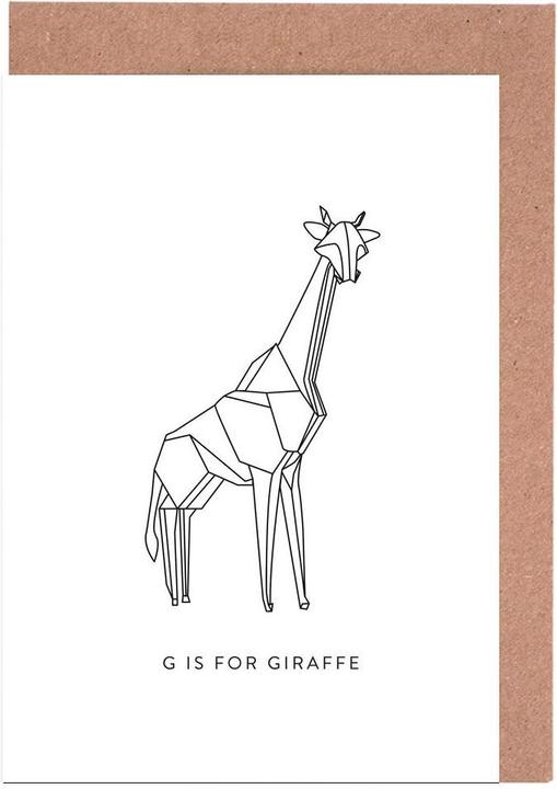 Immagine prodotto Juniqe Giraffa origami (3 pz.)