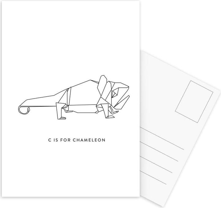 Image du produit Juniqe Origami de caméléon (3 pcs)