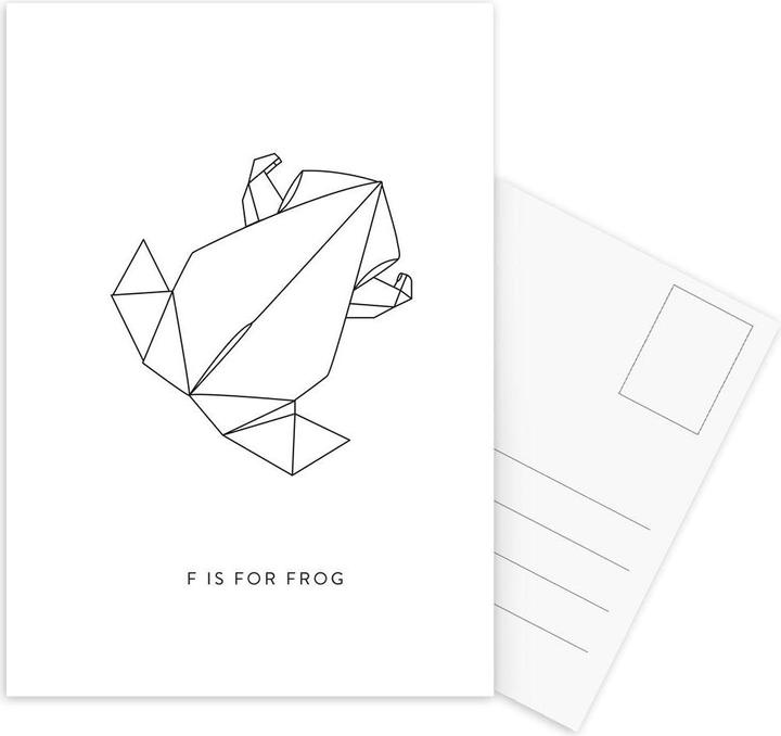 Produktbild Juniqe Origami-Frosch (3 Stk.)