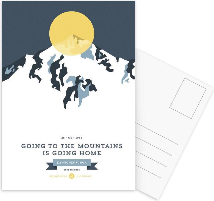 Immagine prodotto Juniqe Kangchenjunga Fotografia gialla (3 pz.)