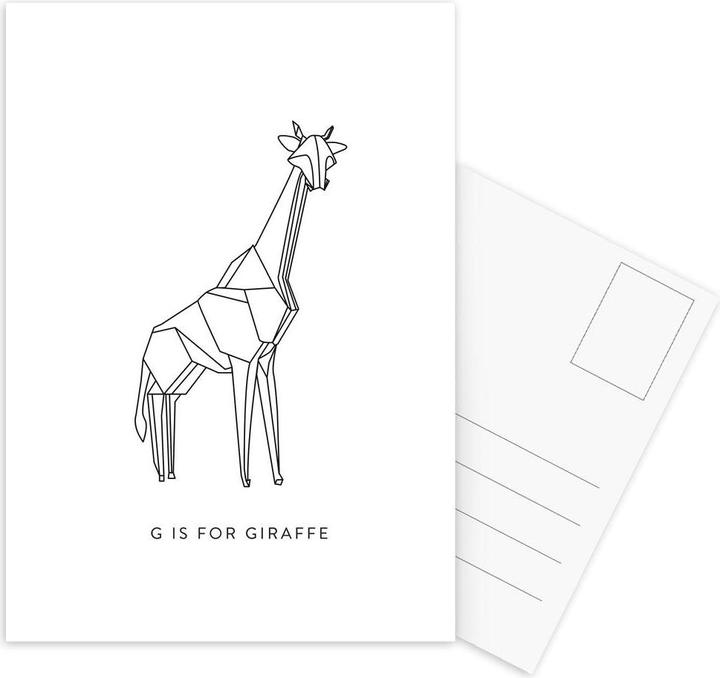 Immagine prodotto Juniqe Giraffa origami (15 pz.)