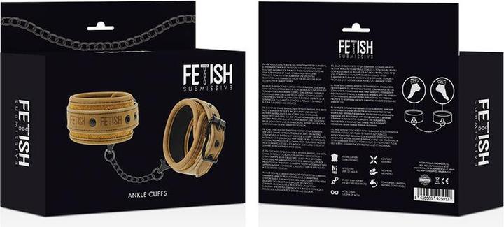Produktbild Fetish submissive Fussschellen aus veganem Leder