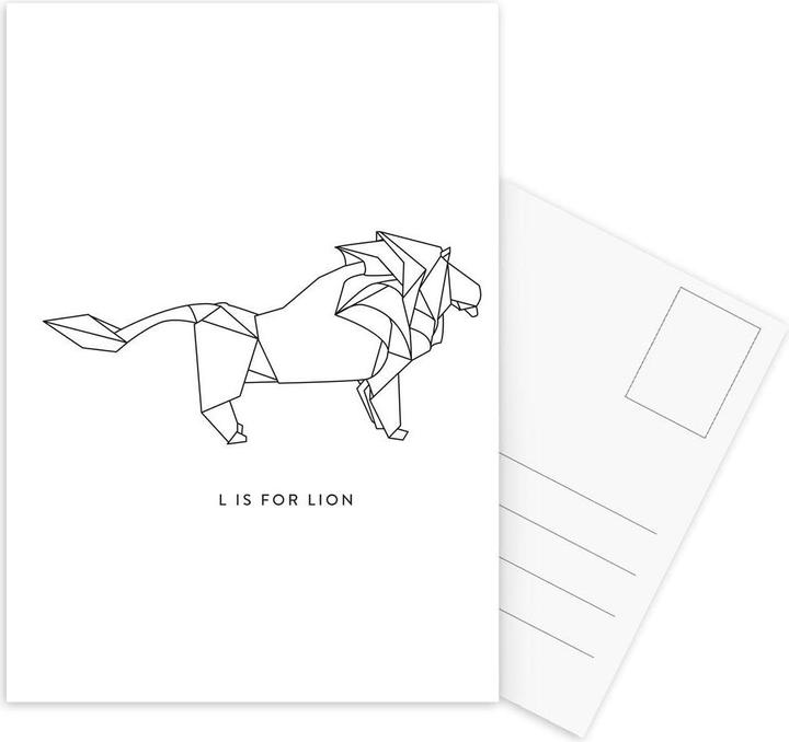 Image du produit Juniqe Origami de lion (3 pcs)