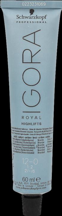 Actual product image Schwarzkopf Igora Royal Permanent Colour Cream (12-0 Special Blonde Natural)