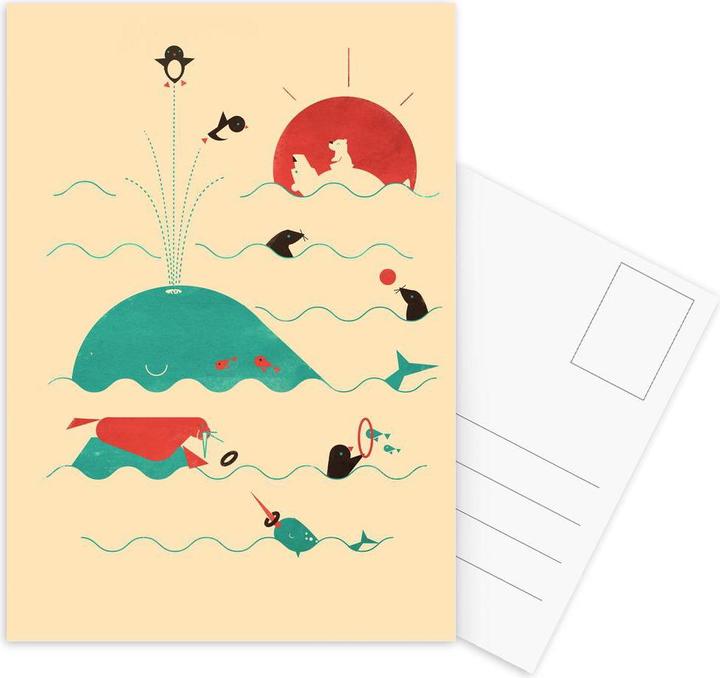 Actual product image Juniqe Arctic Playground - Sea Life (3 pcs.)