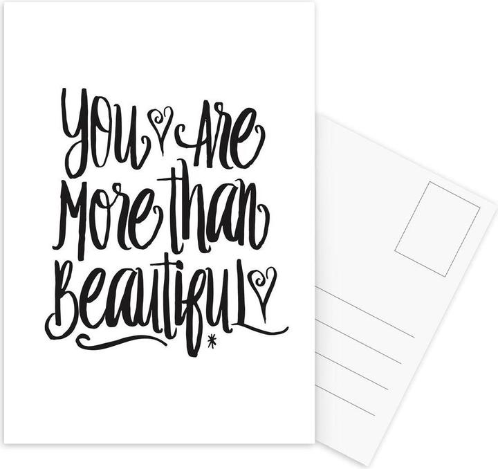 Immagine prodotto Juniqe Sei più che bella - Citazioni e slogan (10 pz.)