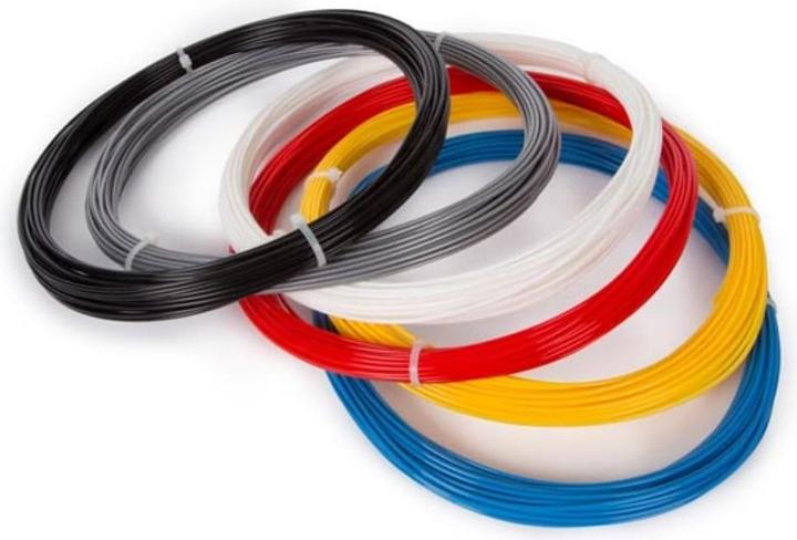 Produktbild Velleman PLA-FILAMENT-SORTIMENT - 1.75 mm - 6 FARBEN - F?R 3D-DRUCKER UND 3D-STIFT (PLA, 1.75 mm, 750 g, Mehrfarbig)