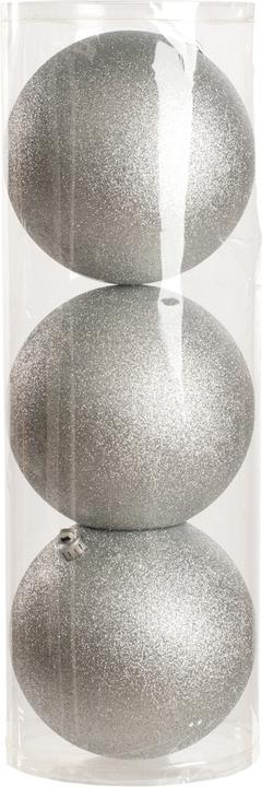 Christmas Shop Glitter Kugeln (3 Stück) (3 -teilig)