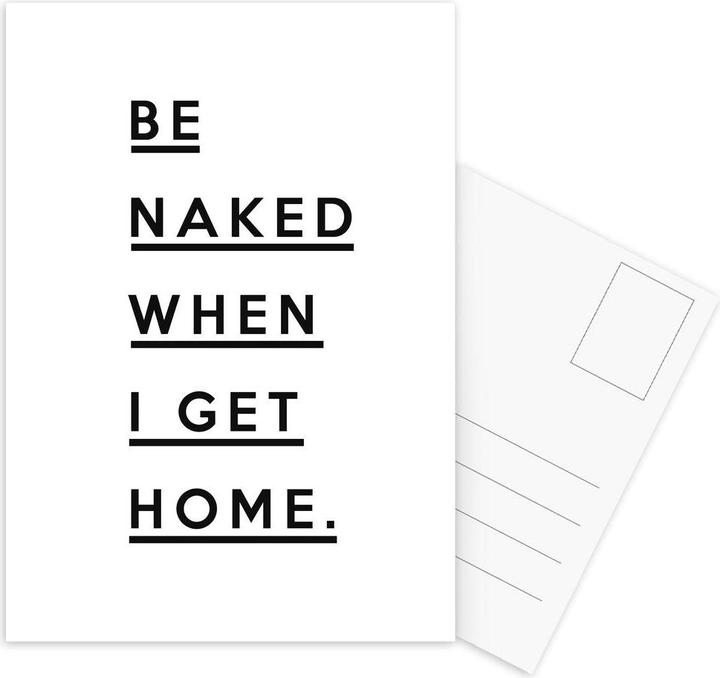 Actual product image Juniqe Be Naked - Black & White (3 pcs.)
