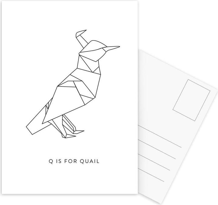 Produktbild Juniqe Origami-Wachtel (15 Stk.)